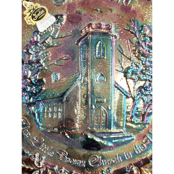 Fenton, 1970 Christmas 'The Little Brown Church In The Vale'. Has Original Tag - Picture 3 of 4